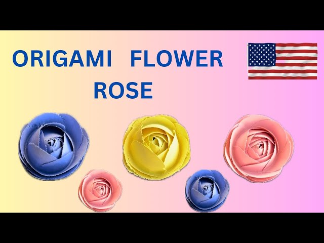 Easiest Origami Rose Ever! | How to Fold | Valentine's Day Gift