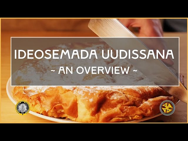 "Ideosemada Uudissana" - An Overview - Volker Bourne Draft