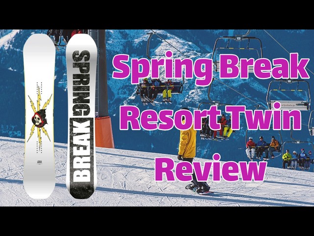 The 2025 Spring Break Resort Twin Snowboard Review