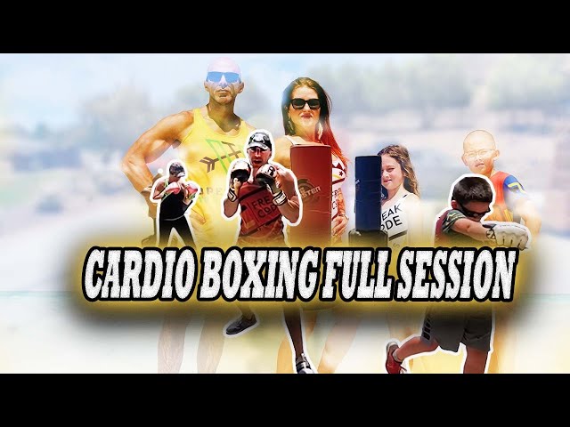 Cardio boxing workout Full session  and basic punches | Lot's of Footwork and Movements.