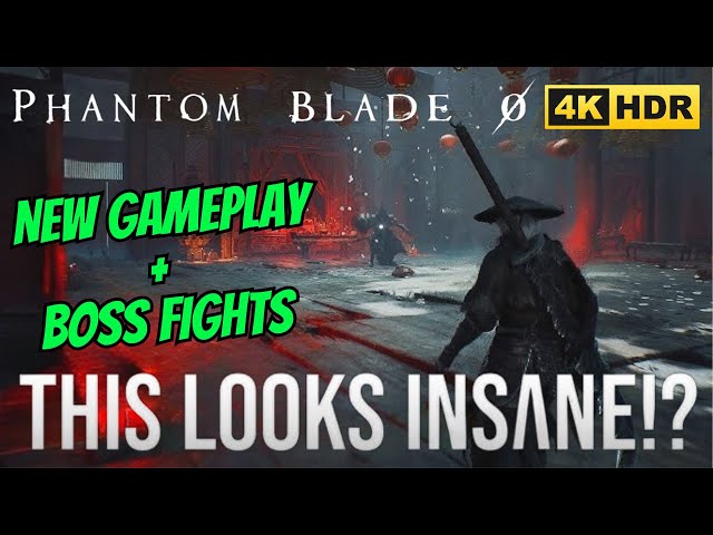 Phantom Blade Zero in 4K Looks INSANE ! New Boss Fights and Extensive Gameplay Footage