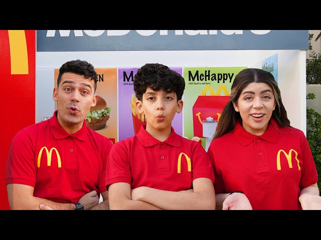 Jason and Alex Visit McDonalds at Home Story