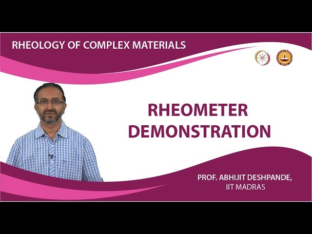 Rheometer demonstration