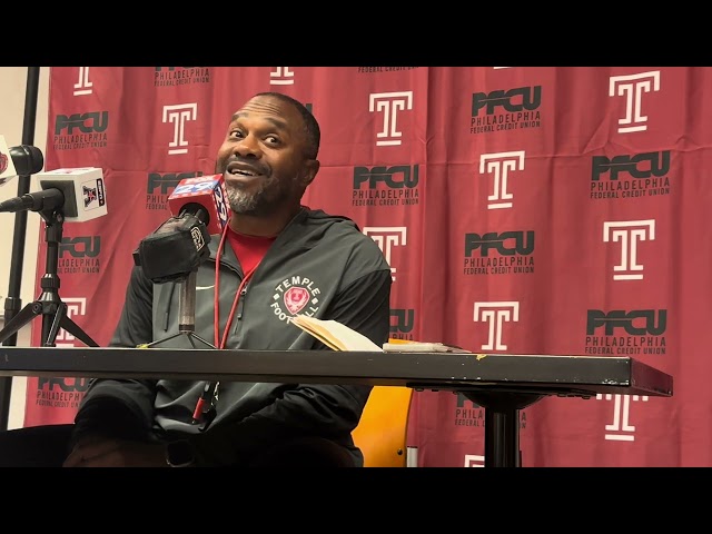 Stan Drayton - Temple/Utah State game week press conference