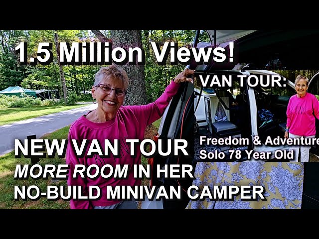 79 Year Old Solo Vanlife for Freedom & Adventure.  New arrangement for more room!