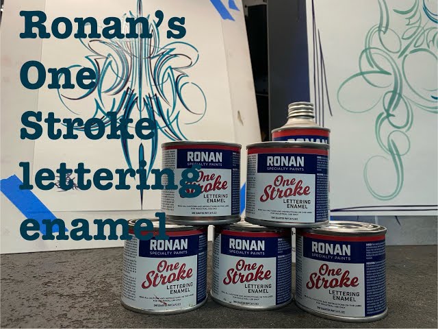 Ronan One Stroke lettering enamel pinstriping paint review