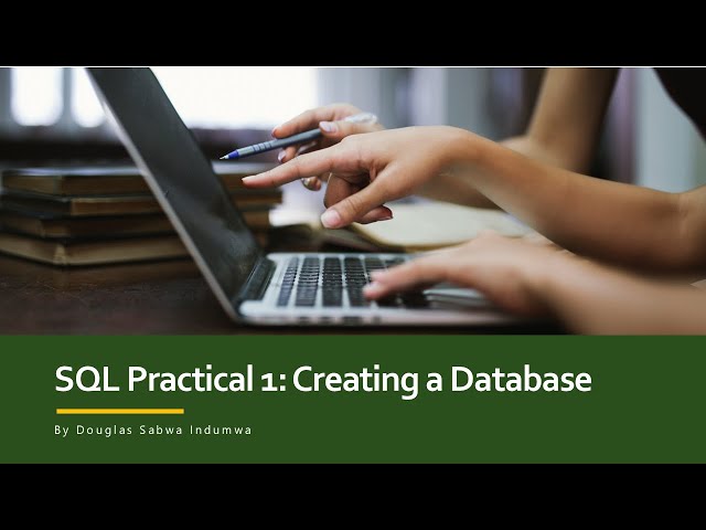 Creating a Database - Doxabits Learning