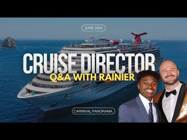 Carnival Panorama Cruise Director Q & A With Rainier! | A look into life onboard a Cruise Ship