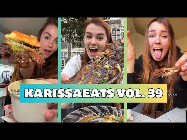 Trying Hot Ones for the First Time!-KarissaEats Compilation Vol.39