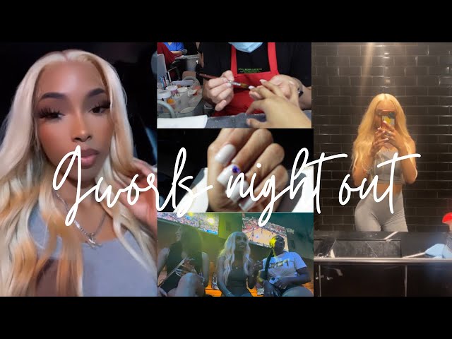 VLOG: Get Cute With Me😍|Hair & Nails💅🏽|Gworls Night Out❤️