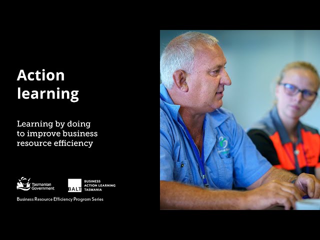 Action learning for resource efficiency