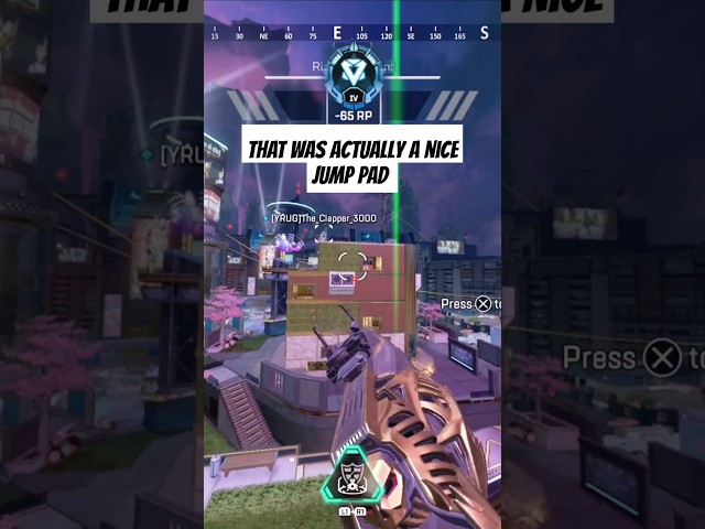 Apex Legends: That was actually a nice jump pad #shorts