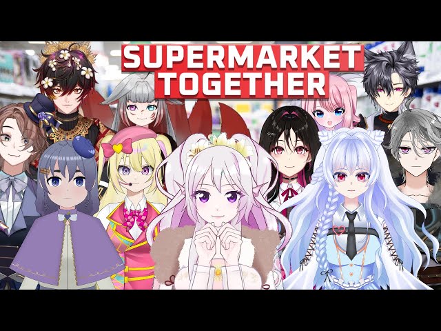 【Supermarket Together】Jualan Coklat Valentine Harga Grosir Bersama Para Vtuber【Vtuber Indonesia】