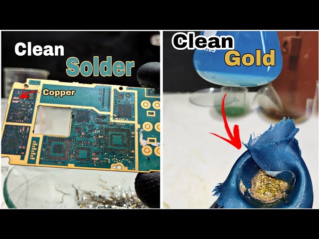 Best solution to dissolve soldering FAST | Revisited | Leach solder from PCB'S