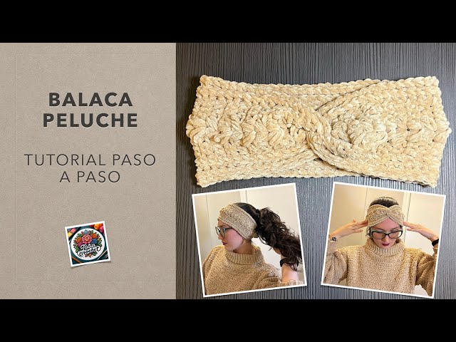 Balaca peluche o Banda para cabello a CROCHET 🧶 | Tutorial Paso a Paso