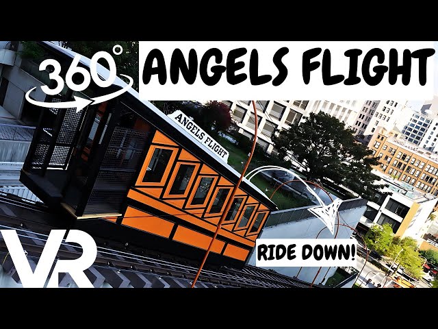 Downtown LA's BEST Kept Secret: Angels Flight in 360 VR 8K!