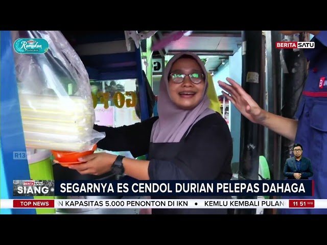 Segarnya Es Cendol Durian Pelepas Dahaga di Cuaca Panas | Beritasatu