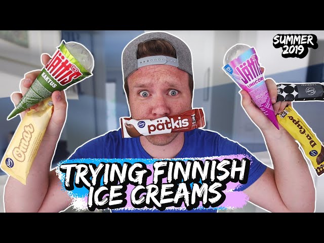 TRYING FINNISH ICE CREAMS  | Taste Test Tuesday