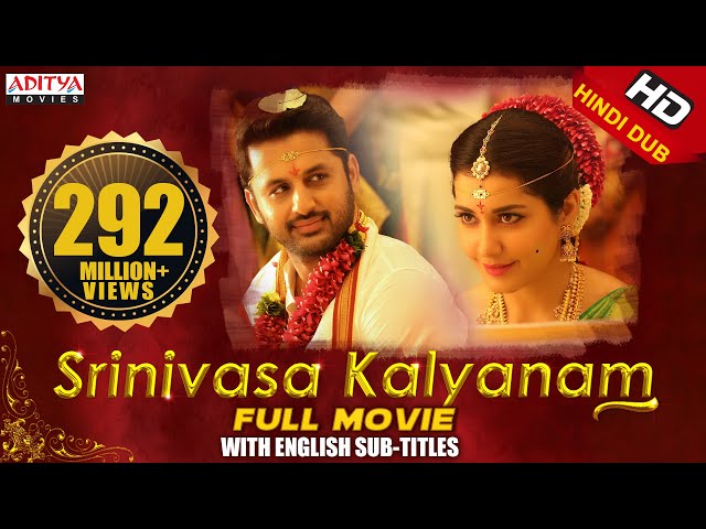 Srinivasa Kalyanam Hindi Dubbed Full Movie With English Subtitles | Nithiin, Rashi Khanna, Nandita