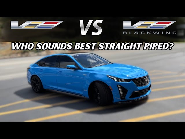 Cadillac CT5-V Blackwing Vs Cadillac CT5-V! What Sounds Best Straight Piped?