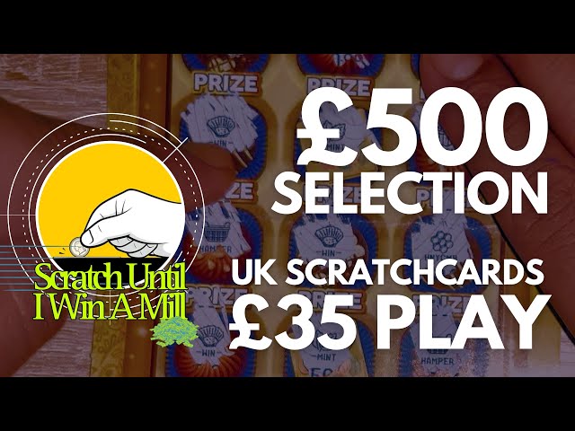 £35 SCRATCHCARD PLAY | 5X’s £500 SELECTION 🤞| UK SCRATCHCARDS ✅ | SCRATCH UNTIL I WIN A MILL 🎉