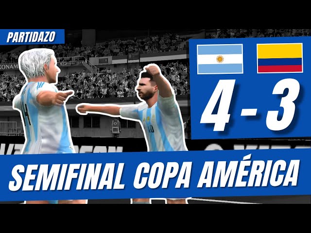 🔵SEMIFINAL de COPA AMÉRICA 2034🔵 ARGENTINA VS COLOMBIA - Partido Completo @elturcogol