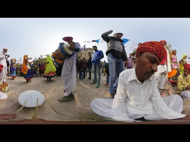 Pushkarana Sawa and Kalbeliya Dance pt 2 during Heritage Walk , Bikaner , 2019