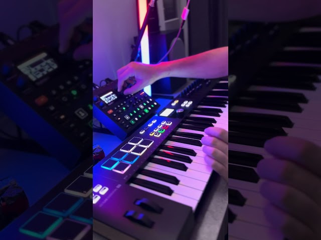 Elektron Digitakt & Arturia Keylab Essential Warm Up Jam Session [o2.2o25] p.2 Short 1 #digitakt2