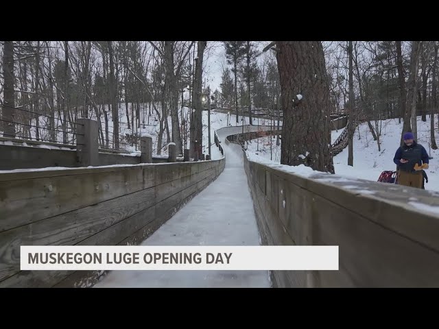 IT'S OPEN | The Muskegon luge track is now open to the public