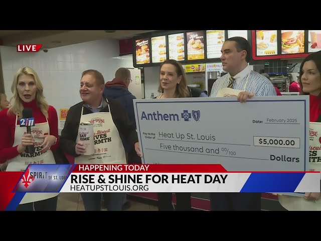 Anthem presents Heat Up St. Louis with $5,000 check