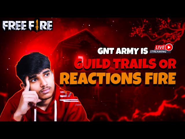 TEAM GUNTUR Guild Test ff live in telugu in OR REACTIONS GUYS 😎 #viral  #ff  #livegam