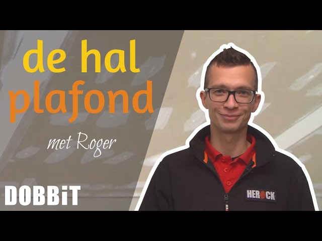 Een nieuw plafond in de hal met Roger