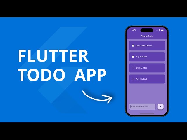 Flutter ToDo App Tutorial for Beginners - Apps From Scratch