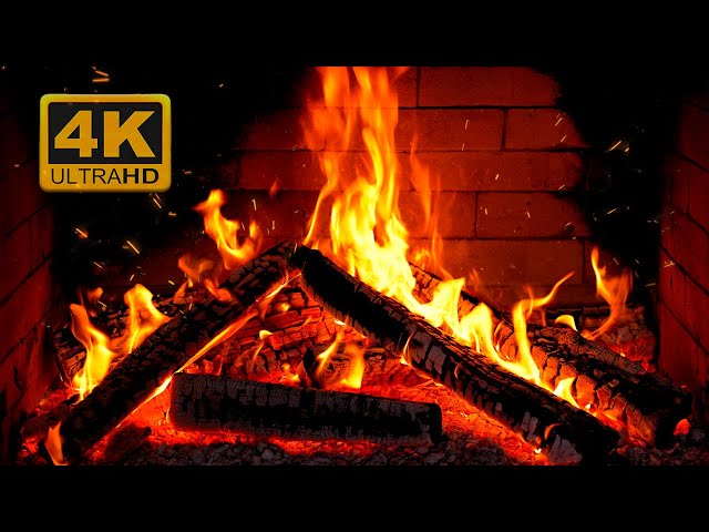 🔥 Fireplace 4K. Cozy Winter