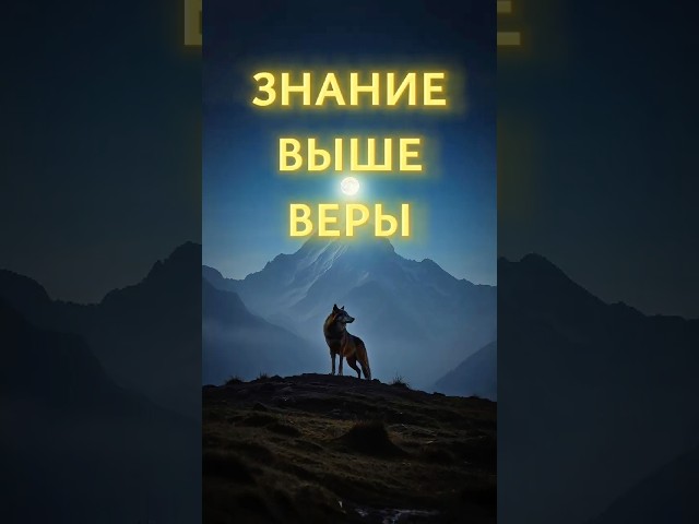 Знание выше веры | Ph.d Мальцев Олег