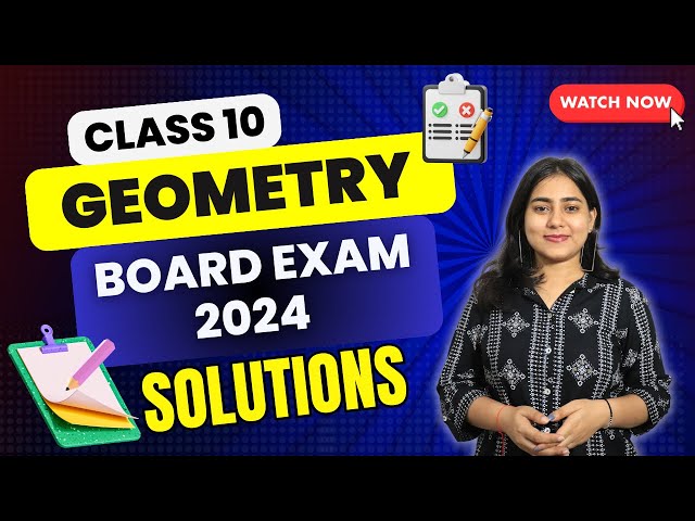 🔴LIVE | Geometry Paper solutions | Class 10 SSC Board exam 2024 | Maharashtra Board @GalaxyofMaths