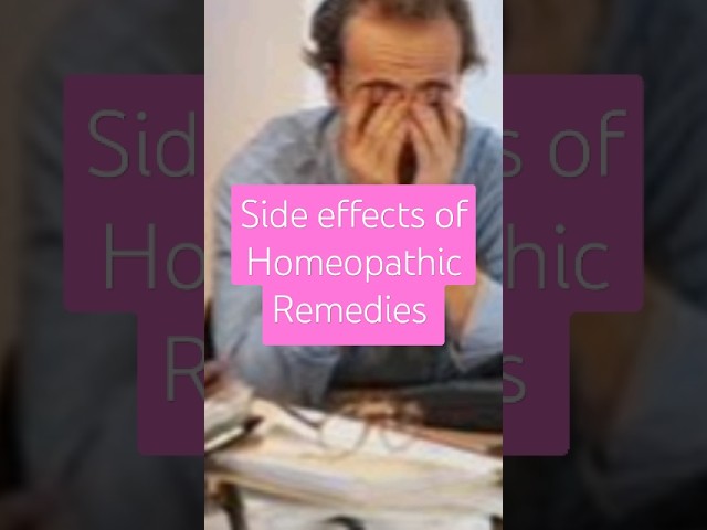 Have Homeopathic Remedies Side Effects? #shortvideo