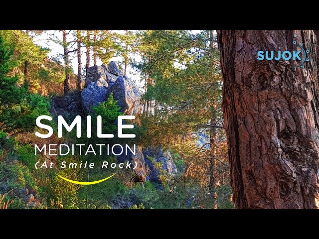 Smile meditation on Smile Rock🏞️😊