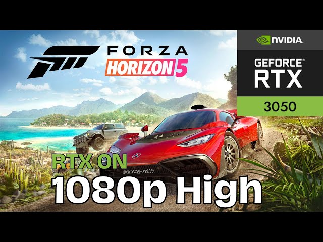 Forza Horizon 5 | Ryzen 7 6800H RTX 3050 4GB | High Settings | RTX ON