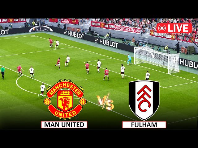 🔴Live : Manchester United vs Fulham I English Premier League Full Match Live Today eFootball Pes 21