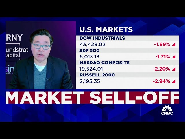 Market sell-off a buying opportunity, says Fundstrat's Tom Lee