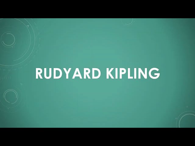 Rudyard Kipling