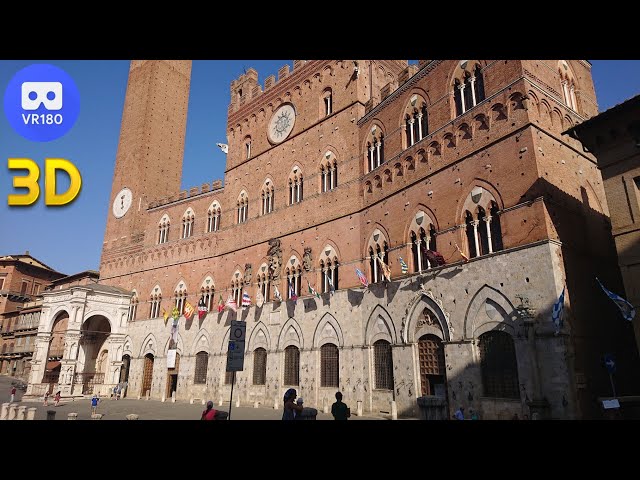 Visit of Siena, Italy in VR180 (3D) - Part I