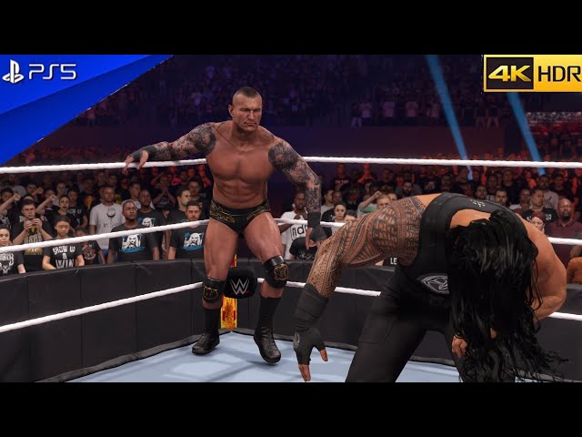 WWE 2K24- Roman Reigns vs Randy Orton - NO HOLDS BARRED MATCH-WWE 2K24 GAMEPLAY