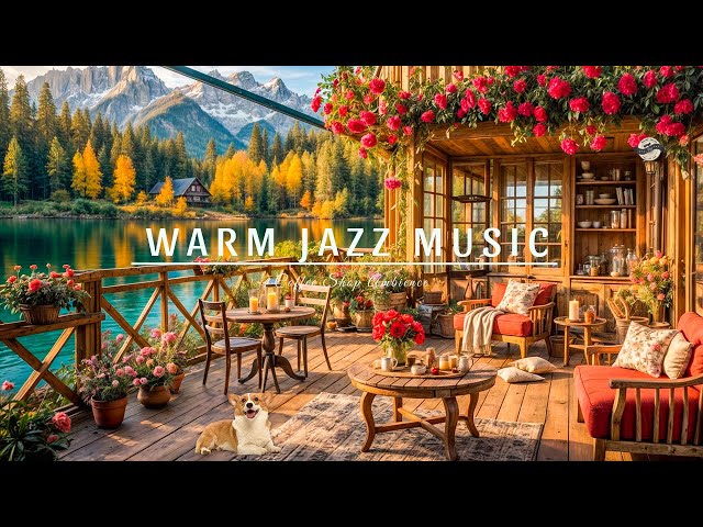 Calm Spring Morning Jazz by the Lake 🌸☕ Chill Coffee Time with Smooth Jazz Instrumentals