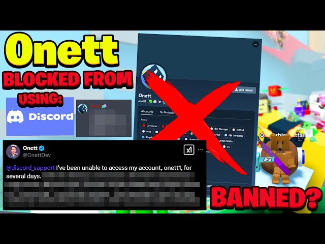 ONETT BANNED FROM DISCORD? What's Happening? #FREEONETT (Bee Swarm Simulator)