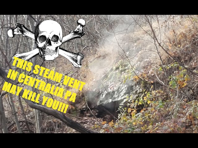 Centralia PA mine fire hidden DANGER: Carbon dioxide ! DANGEROUS levels of CO2 detected! WARNING!