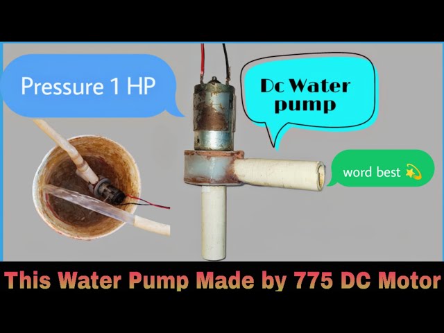 Water Pump Made by Dc Motor ! अब बिजली से नहीं सोलर बैटरी से चलेगा वाटर पंप | Solar water Pump