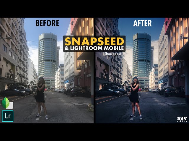 POP the PORTRAITS in SNAPSEED and LIGHTROOM MOBILE (free version) | Android | iPhone