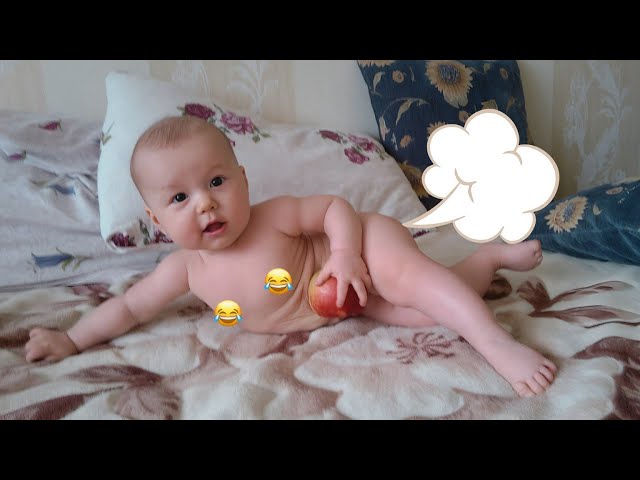 Funny Baby Videos | Lovely Moments When Babies Fart | Bipple